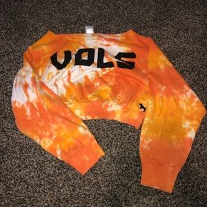 VS PINK Tennessee Volunteers off the shoulder sweater